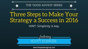 Make Your Strategy A Success - Scott Edinger