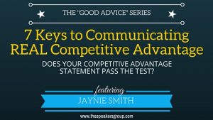 Competitive Advantage Tips from Jaynie Smith